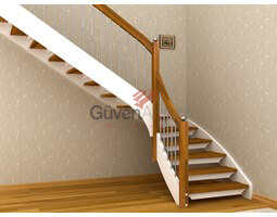Ahşap Merdiven Model 11-C-1, Model 11-C-1 (L) Dönüşlü Yanaklı Merdiven, ahşap merdiven, ev içi ahşap merdiven, dublex ahşap merdiven, dublex merdiven, dubleks ahşap merdiven, villa içi merdiven, villa ahşap merdiven, yanaklı merdiven, iş yeri ahşap merdiven, modern ahşap merdiven, istanbul ahşap merdiven, izmir ahşap merdiven